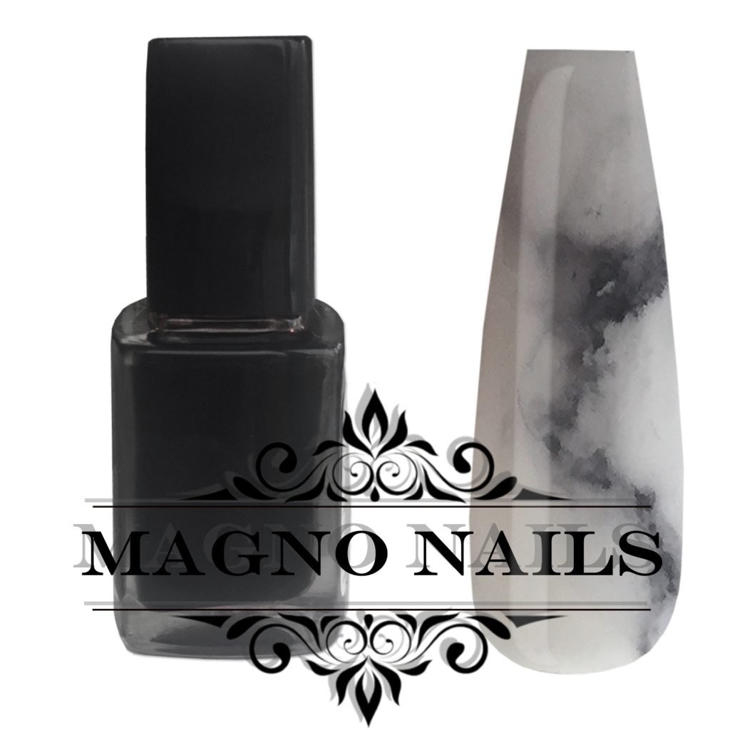 Nail Art  INC Color - INK Farbe black  - 12ml